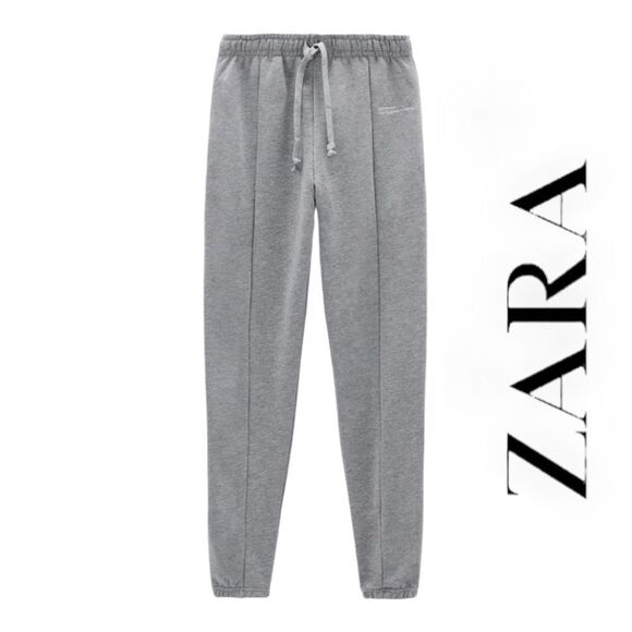 ZARA | Gray | JOGGER SWEATPANTS - Picture 1 of 7